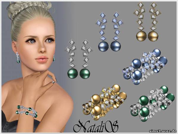 Modern and elegant pearl jewelry